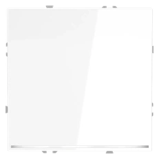 Изображение Выключатель встраиваемый VOLTUM S70 одноклавишный с подсветкой 10А (белый глянцевый)